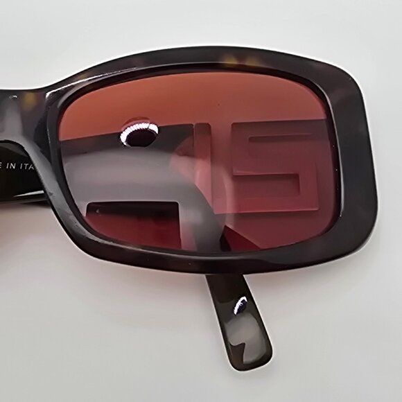 Versace Mod. 4111-B 108/3 Dark Tortoise Rhinestone Frame Brown Lens Sunglasses main image 5